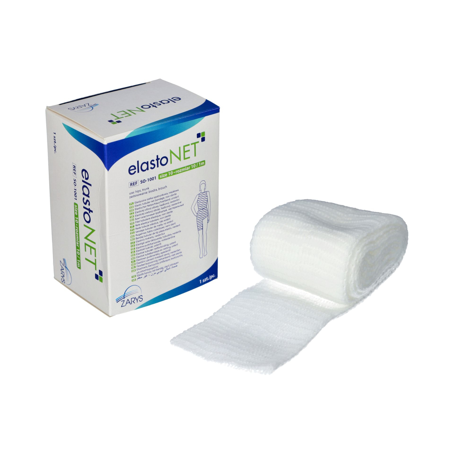 Siatka opatrunkowa elastoNET na 1m nr 10 Siatka opatrunkowa elastoNET na 1m nr 10