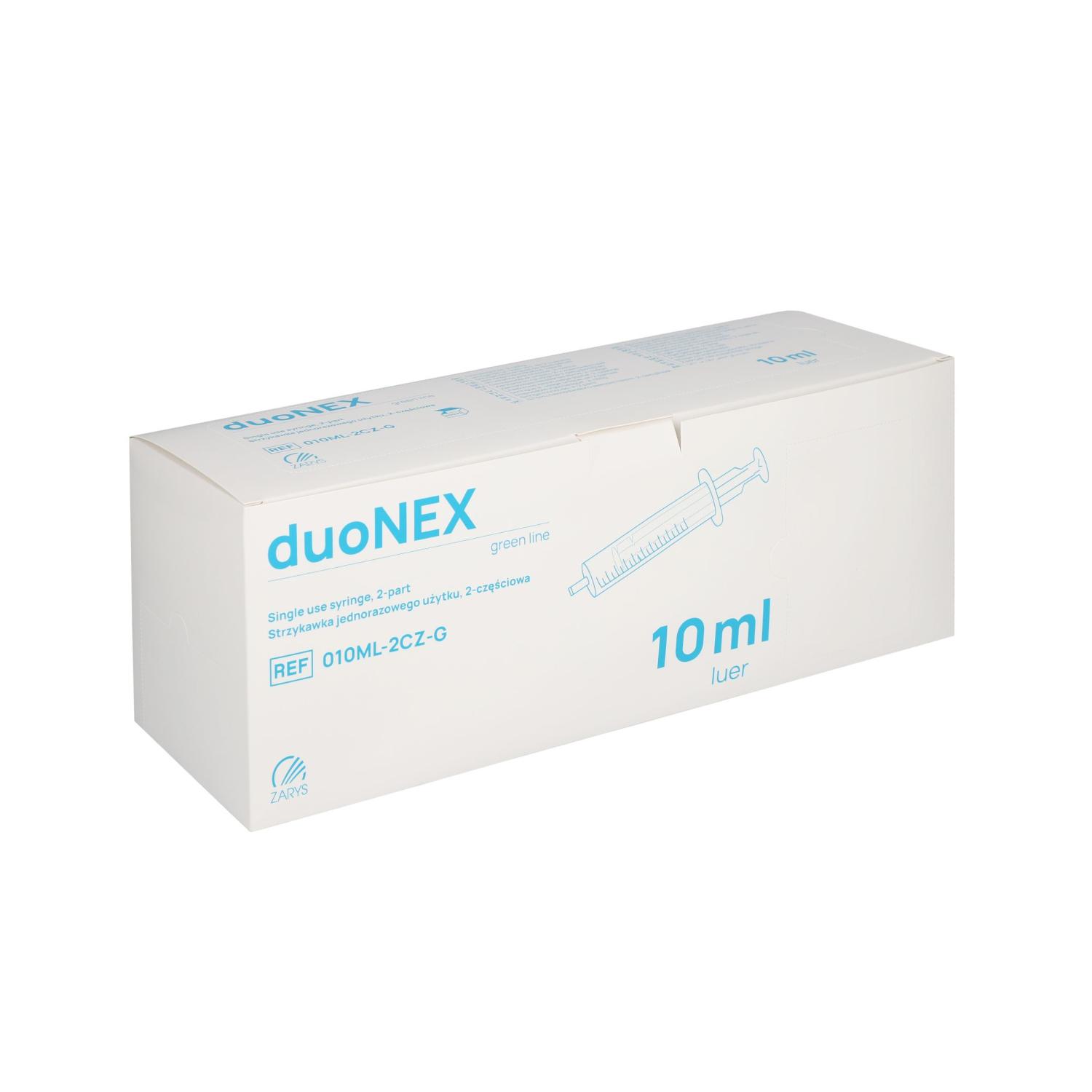 Strzykawki dwuczęściowe duoNEX (a10szt.) 10ml Strzykawki dwuczęściowe duoNEX (a10szt.) 10ml