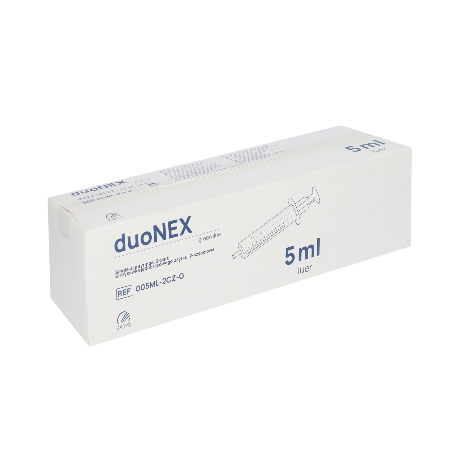 Strzykawki dwuczęściowe duoNEX (a10szt.) 5ml Strzykawki dwuczęściowe duoNEX (a10szt.) 5ml