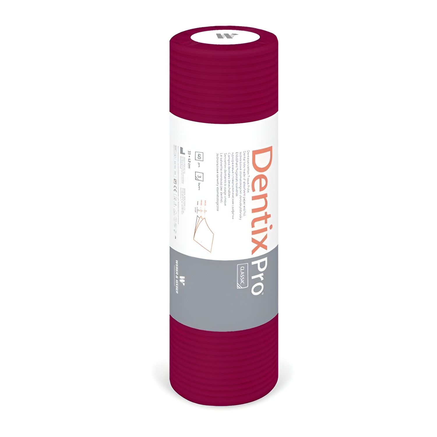 Serweta stomatologiczna DentixPro Classic na rolce bordowa Serweta stomatologiczna DentixPro Classic na rolce bordowa