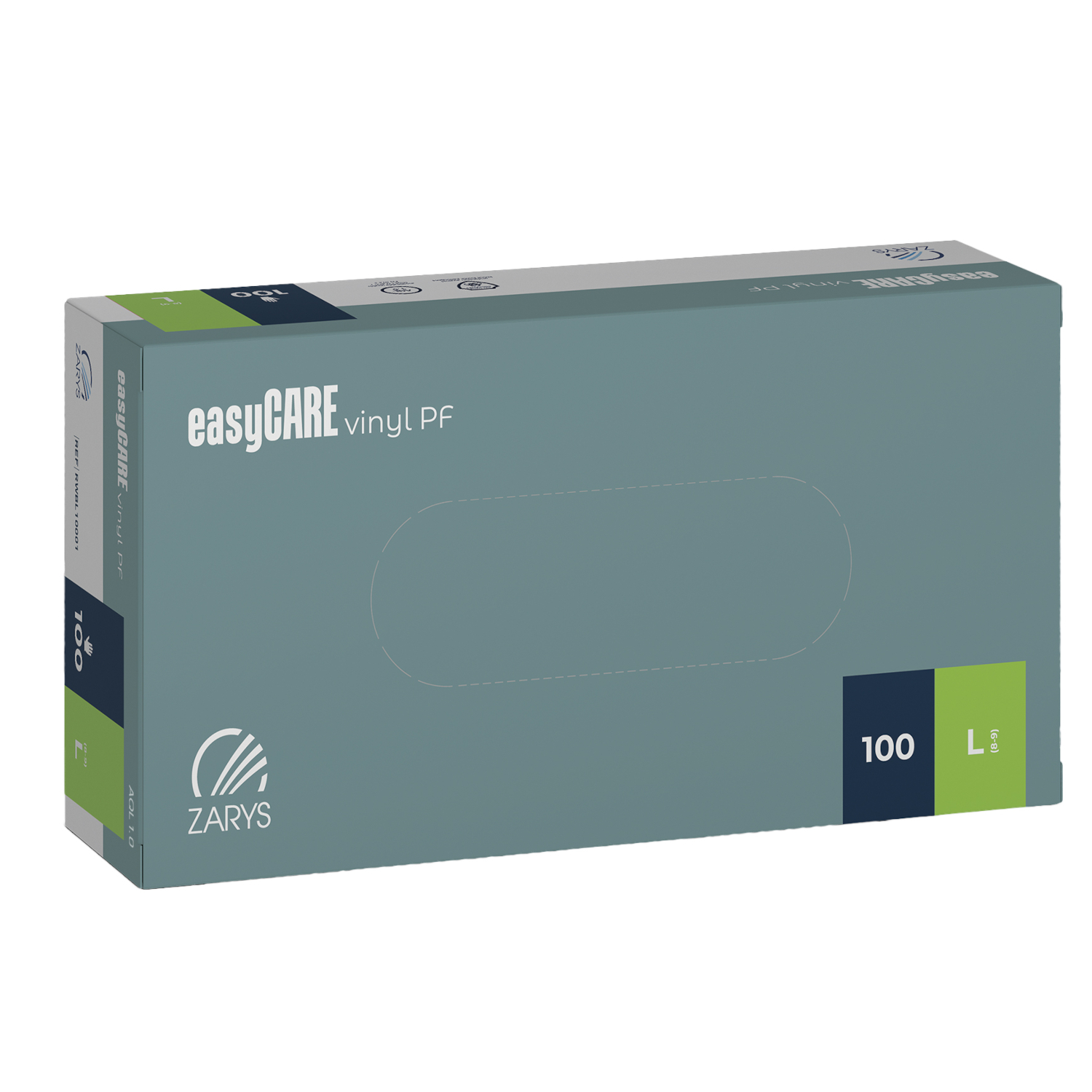 Rękawice winylowe easyCARE vinyl PF L Rękawice winylowe easyCARE vinyl PF L