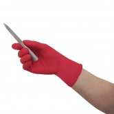 Rękawice nitrylowe ciemnoróżowe mediCARE nitrile Pink